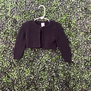 Cat & Jack, Black Crop Sweater, Toddler 2T